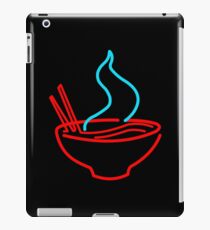 Spicy Ramen Noodles Neon iPad Case/Skin