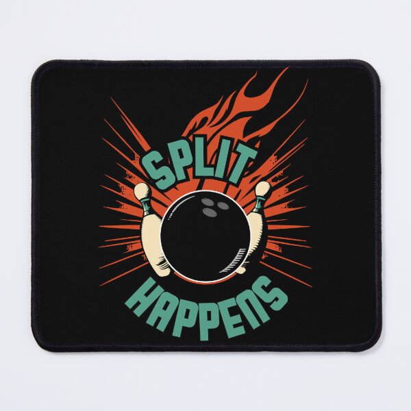 Item preview, Split Happens, Bowling ball knocking down pins designed and sold by Pau Baz.