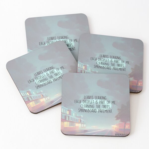 Item preview, leaves leaking. designed and sold by Bethan Rose Studio.