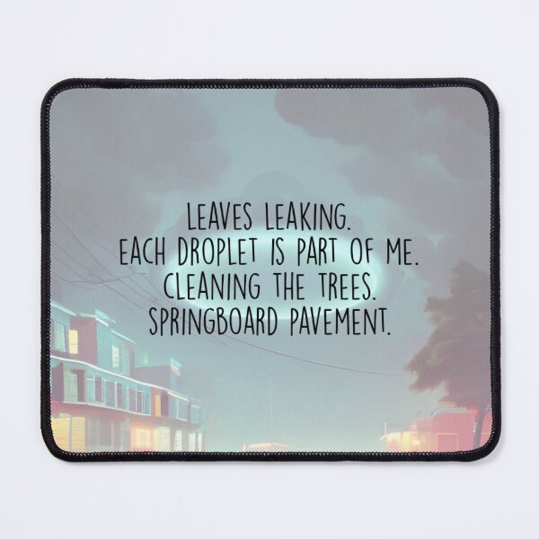 Item preview, leaves leaking. designed and sold by Bethan Rose Studio.