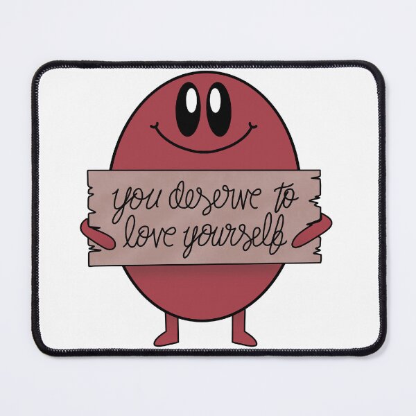 Item preview, You Deserve to Love Yourself Affirmation Buddy designed and sold by 1701-Z.