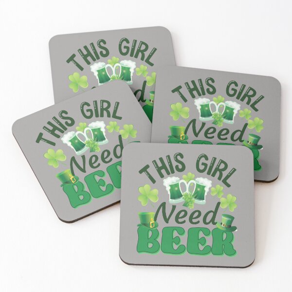 Item preview, This girl needs beer. funny st patrick design designed and sold by Prettygraphe.