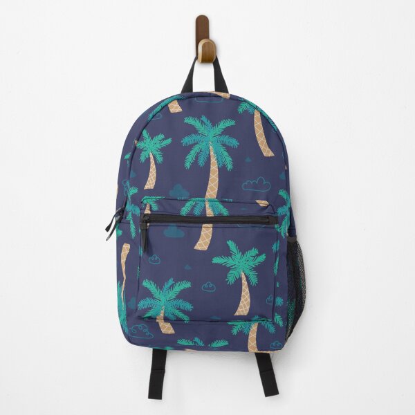 Item preview, Palms pattern- Blue designed and sold by IlustraDeni.