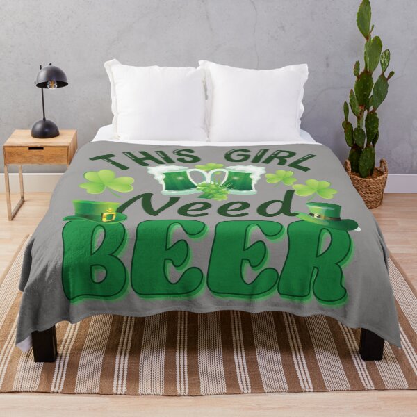 Item preview, This girl needs beer. funny st patrick design designed and sold by Prettygraphe.