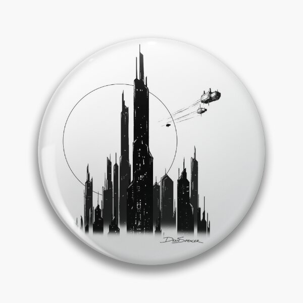 Item preview, Sci-Fi City designed and sold by DeanSpencerArt.
