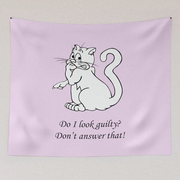 Item preview, Guilty looking Cat: Do I look Guilty? Don't answer that! designed and sold by SomeGuyLou.