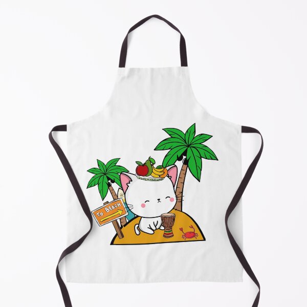 Item preview, Cute White Cat is stranded on a deserted island designed and sold by Pet Station.