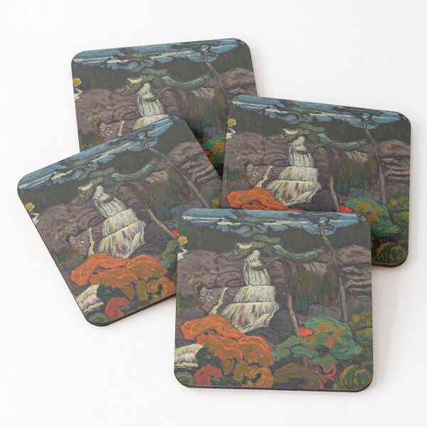Item preview, Algoma Waterfall, James Edward Hervey MacDonald designed and sold by TheRedVineyard.