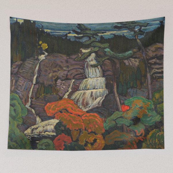 Item preview, Algoma Waterfall, James Edward Hervey MacDonald designed and sold by TheRedVineyard.