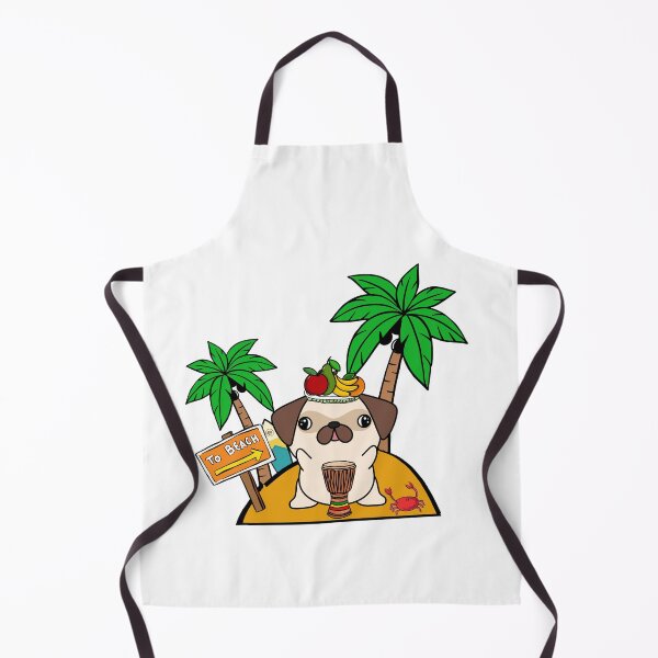 Item preview, Cute Pug is stranded on a deserted island designed and sold by Pet Station.