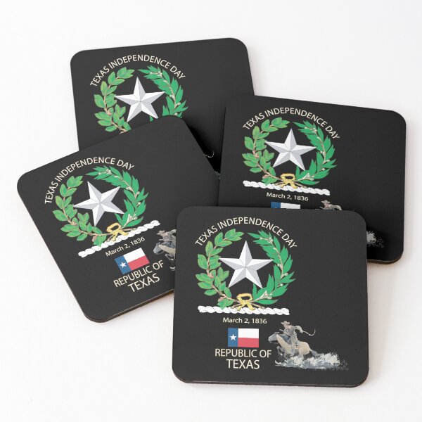 Item preview, Texas Independence Day  - State Emblem  and Cowboy X 300 designed and sold by Military Insignia Products.
