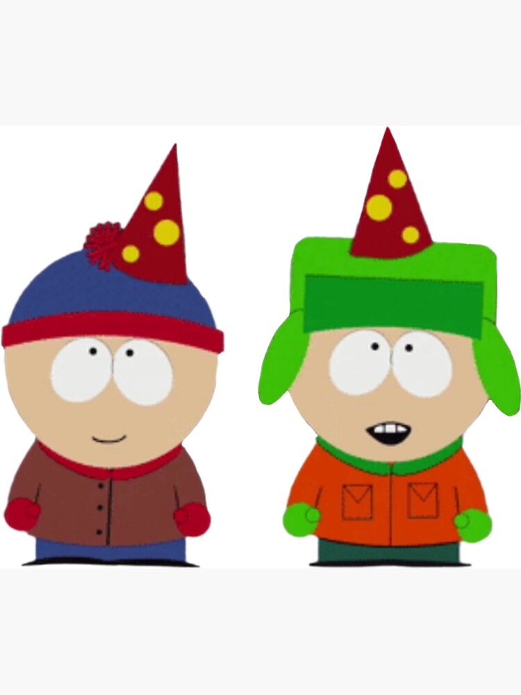South Park Stan and Kyle happy birthday Magnet for Sale by