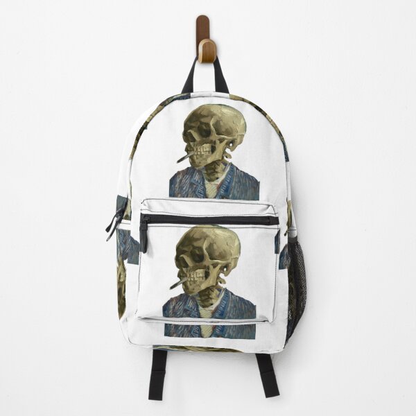 Item preview, Self Portrait head of a skeleton - Van Gogh mash-up designed and sold by Mapsart-.