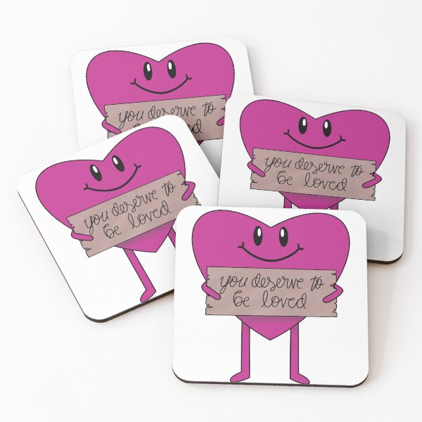 Item preview, You Deserve to be Loved Affirmation Buddy designed and sold by 1701-Z.