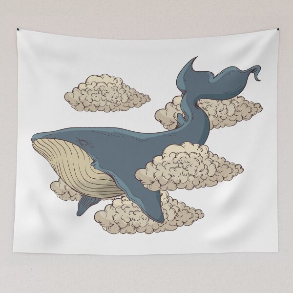 Item preview, whale designed and sold by addict2reading.