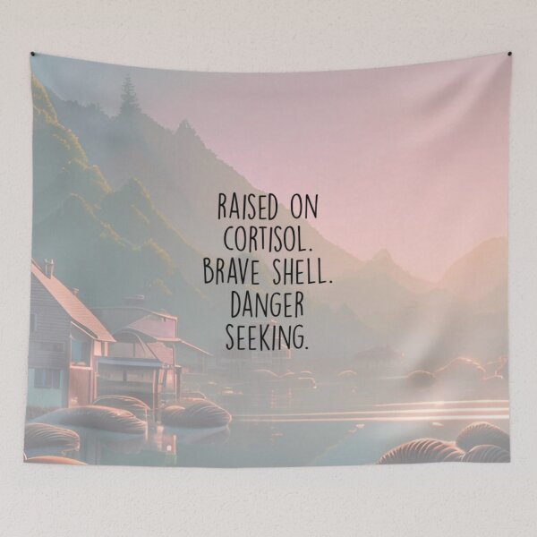 Item preview, raised on cortisol. designed and sold by Bethan Rose Studio.