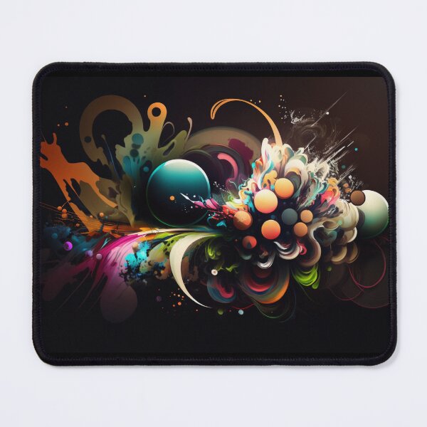 Item preview, Abstract Graffiti in Dark Colors Inspired by Murakami IV designed and sold by NeonNostalgist.