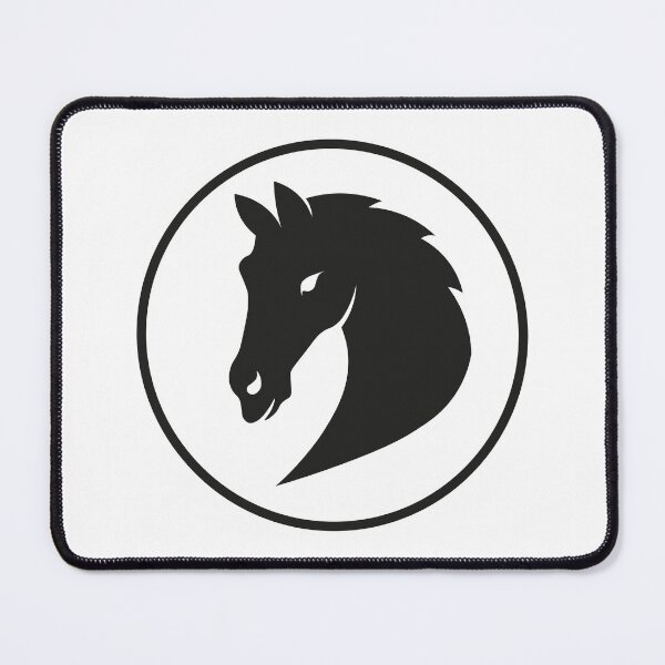 Item preview, black horse head designed and sold by andrew JOHNSEN.