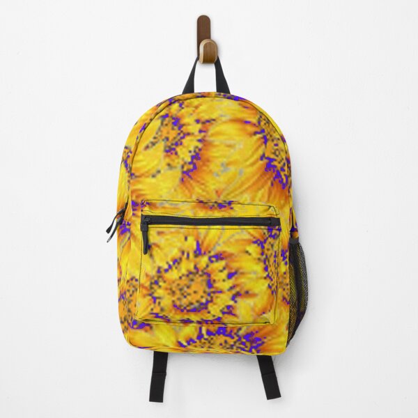 Item preview, ABSTRACTED SUNFLOWER PATTERNS BLUE ART designed and sold by sharlesart.