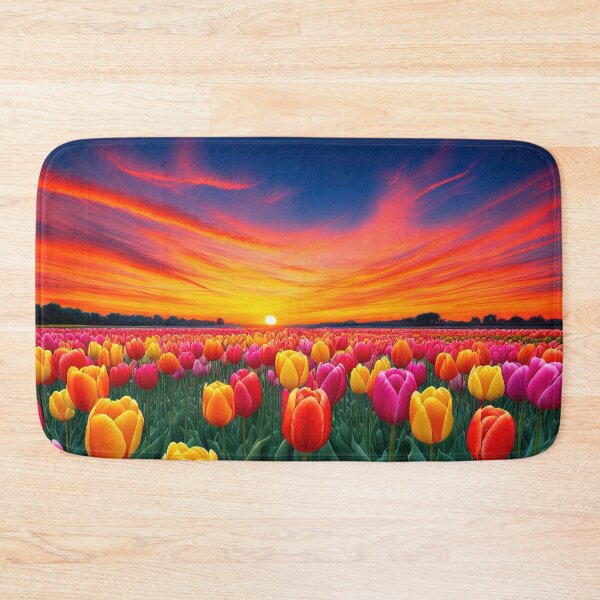 Item preview, Field of Flowers at Sunset designed and sold by FireScreen.