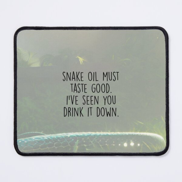 Item preview, snake oil must taste good. designed and sold by Bethan Rose Studio.
