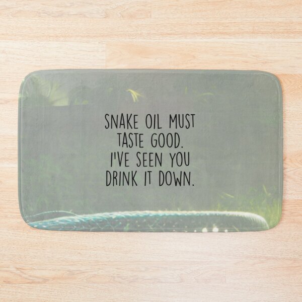 Item preview, snake oil must taste good. designed and sold by Bethan Rose Studio.
