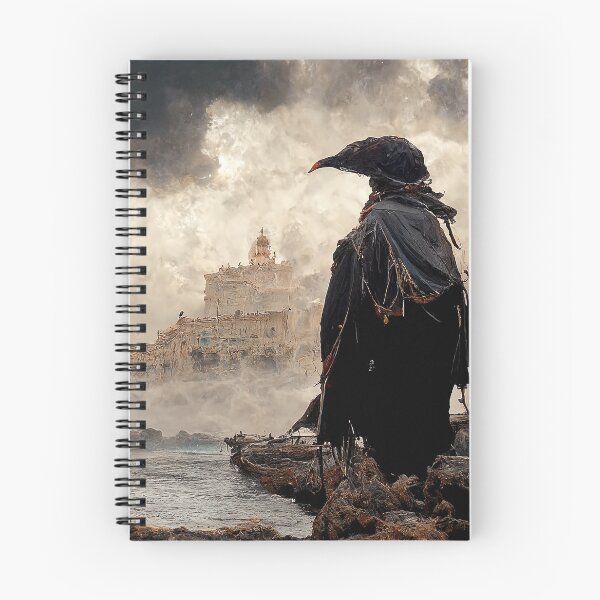 Item preview,  Pirate Ghost Ship Raven Gothic Abstract Dark Wall Art Printable Poster Canvas Print Poster Classic Decor Watercolour Acrylic Painting designed and sold by William A. McCarthy.