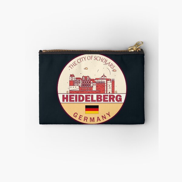 Item preview, Heidelberg Germany City Skyline Emblem designed and sold by KrisSidDesigns.