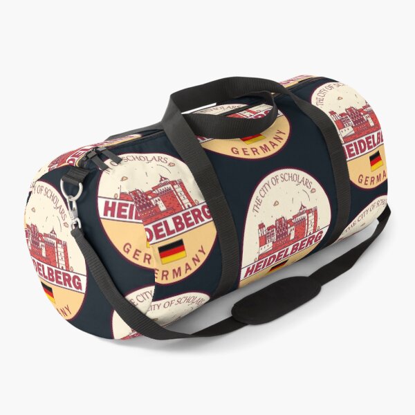 Item preview, Heidelberg Germany City Skyline Emblem designed and sold by KrisSidDesigns.