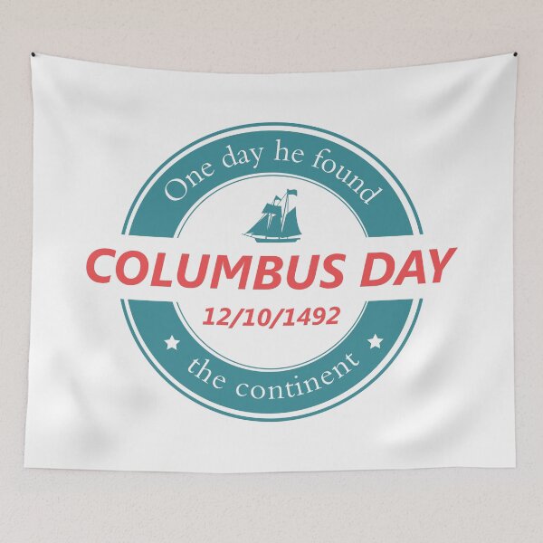 Item preview, One day he found the continent - Happy Columbus Day designed and sold by thewishdesigns.