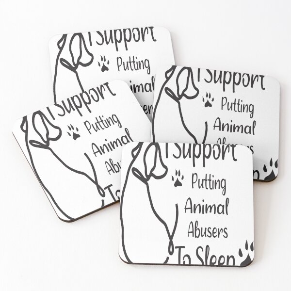 Item preview, I Support Putting Animal Abusers To Sleep designed and sold by jhonrichy.
