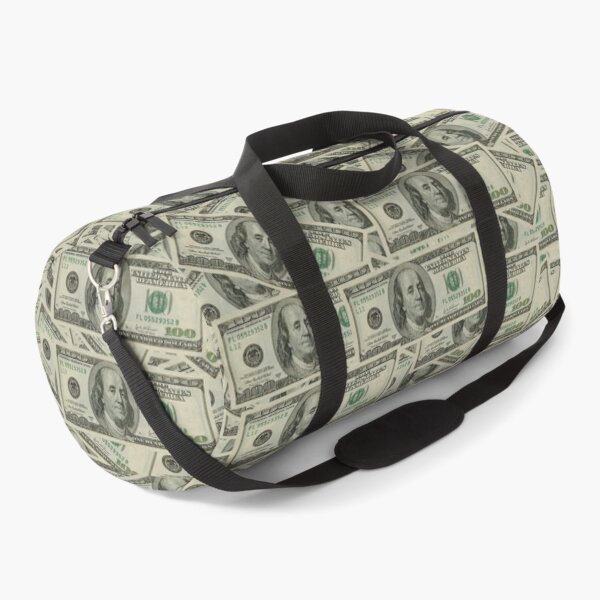 100 dollar bills Duffle Bag by AMshop