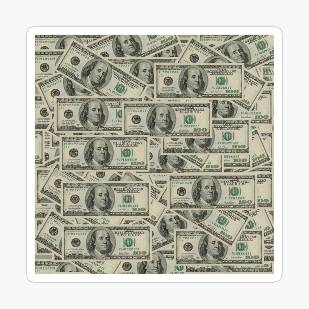 100 dollar bills Duffle Bag by AMshop