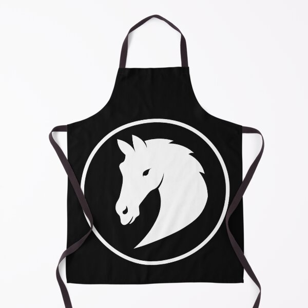 Item preview, white horse head designed and sold by andrew JOHNSEN.