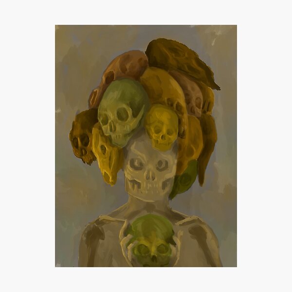 Skeleton King Photographic Print