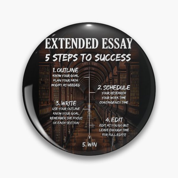 Item preview, IB Extended Essay - 5 steps to success designed and sold by Signs for Dark Times.