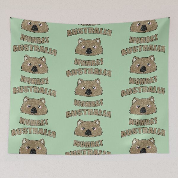Item preview, Wombat vintage design - Australian animal  designed and sold by rainbowcho.