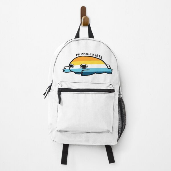 Item preview, My Ankle Hurt | Orange Yellow Blue Frog, Aroace frog, Cute Pride Frog Sticker designed and sold by iristocat.