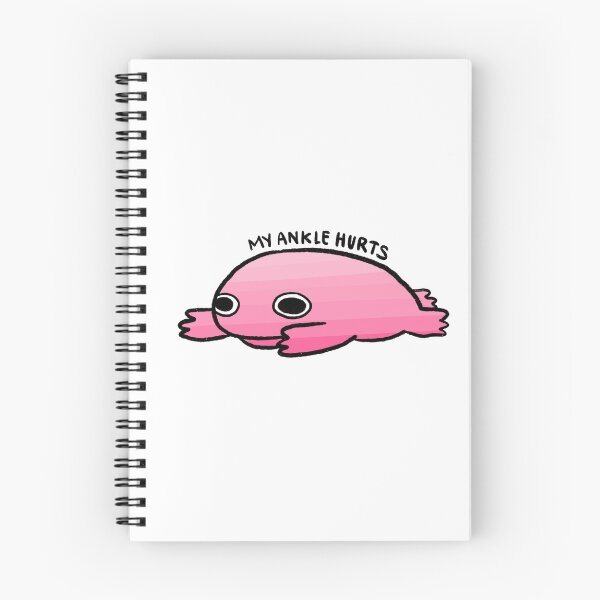 Item preview, My Ankle Hurt | Pink Frog, Cute Gradient Frog Sticker, Silly Frog Sticker designed and sold by iristocat.