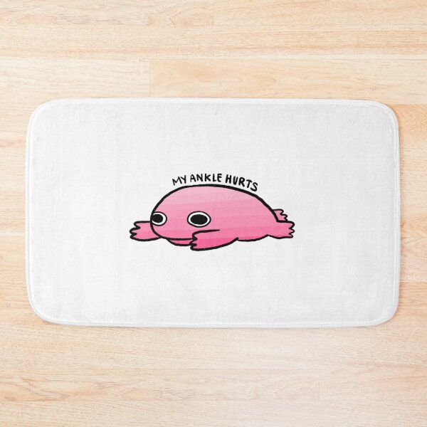 Item preview, My Ankle Hurt | Pink Frog, Cute Gradient Frog Sticker, Silly Frog Sticker designed and sold by iristocat.
