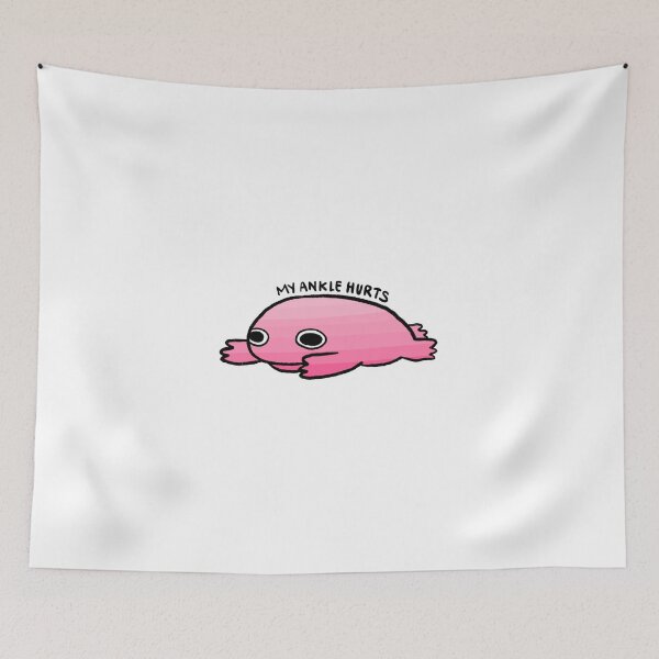 Item preview, My Ankle Hurt | Pink Frog, Cute Gradient Frog Sticker, Silly Frog Sticker designed and sold by iristocat.