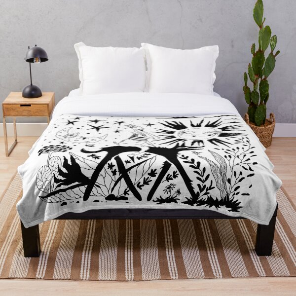 Item preview, Goat, wolf, moon and sun designed and sold by HIPPMI.