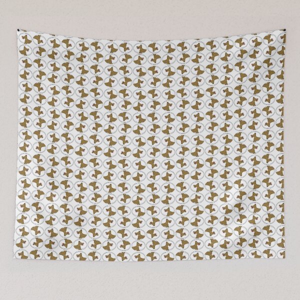 Item preview, Scruffy Dog - Fabric-print Style designed and sold by Jazzalot.