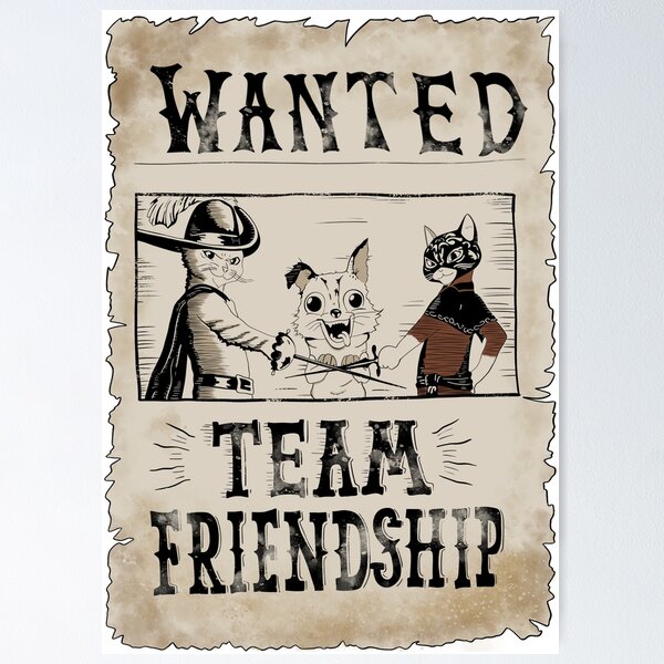 Artikel-Vorschau von Team-Freundschaft gesucht Poster, designt und verkauft von SomeDrawings04.