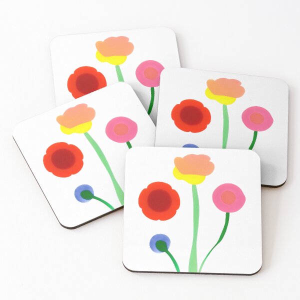 Item preview, Fiori Riso nº 03 - Colorful Flowers risoprint designed and sold by Futuristicas.