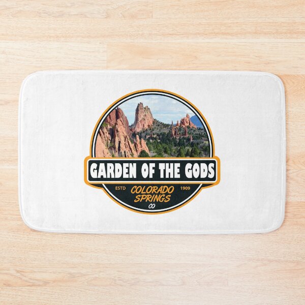 Item preview, Garden of the Gods Colorado Springs Travel Art Emblem designed and sold by KrisSidDesigns.