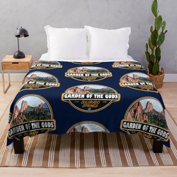 Item preview, Garden of the Gods Colorado Springs Travel Art Emblem designed and sold by KrisSidDesigns.