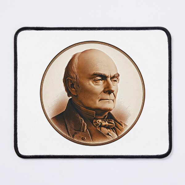 Item preview, Patriotic Portrait of President John Quincy Adams  designed and sold by The Junto Shop.