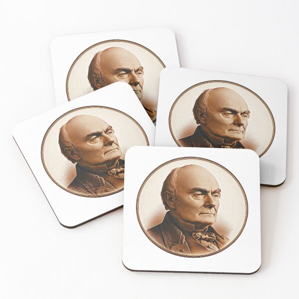 Item preview, Patriotic Portrait of President John Quincy Adams  designed and sold by The Junto Shop.