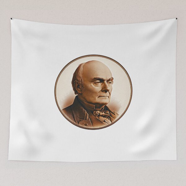 Item preview, Patriotic Portrait of President John Quincy Adams  designed and sold by The Junto Shop.